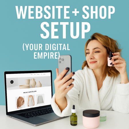 Website + Shop Setup (Your Digital Empire)