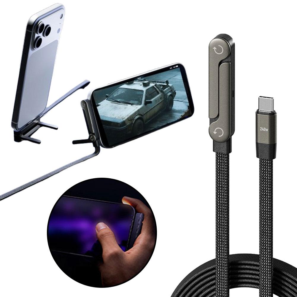 2-in-1 Stand and Fast Charger Cable